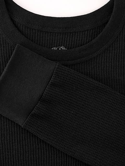 Thermal Black T-Shirt