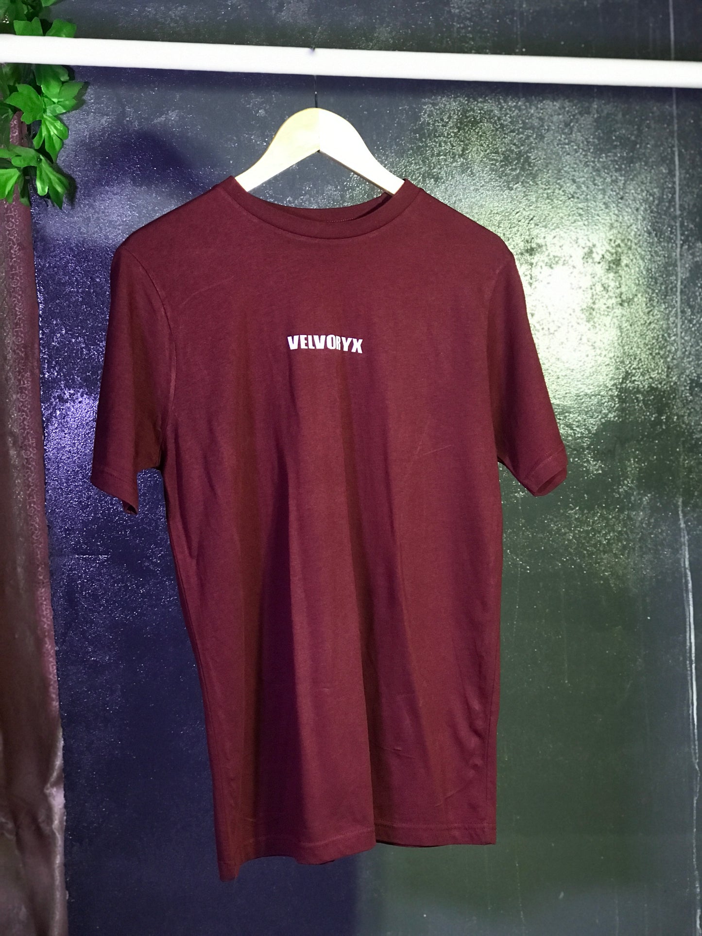 Maroon VelvoryX Customize T-Shirt